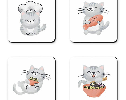 Walter coasters (set of 4)